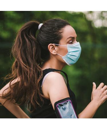 FFG Face Mask 50PCS Adult Disposable Masks 3-Layer Filter Protection Blue (#11000) - Buy Online on GoSupps.com