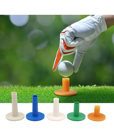 XMWangzi Golf Rubber Tees - 5 PCs for Driving, Putting, Chipping Practice | Suitable for Indoor & Outdoor Use with Golf Mats and Nets - Buy Online on GoSupps.com