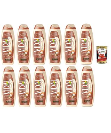 Italian Gourmet E.R. Vidal Bagnoschiuma Foam Bath with Almond and Carite 12 x 500 ml + Polpa Italian Gourmet 400 g