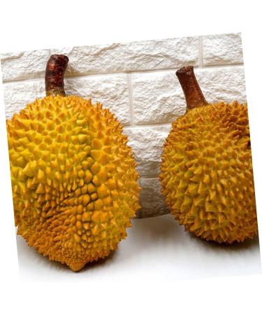 HOMSFOU 3pcs Artificial Imitation Durian Artificial Vegetable Decor Simulation Fruit Artificial Fruit Toy Lifelike Model Decoraciones Para Salas De Casa Fake Fruit Plastic Big Fruit Yellowx3pcs 25X15X15CMx3pcs - Buy Online on GoSupps.com