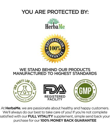 HerbaMe HGH Supplements 90 Capsules - Muscle Building & Growth Formula for Men and Women - Buy Online on GoSupps.com