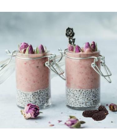  Kamelur 1 kg of black dried organic blackberries - delicious unsulfurated and unsweetened dried fruits from controlled organic farming - Buy Online on GoSupps.com