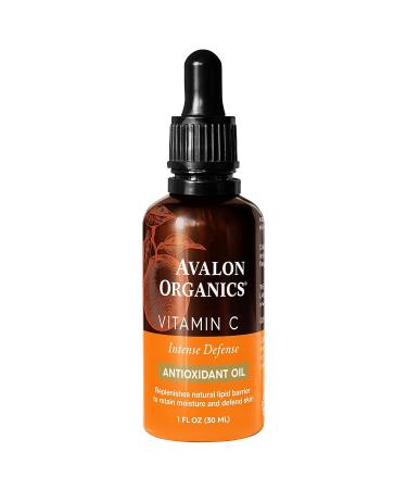 Avalon Organics Vitamin C Oil Anti-Aging Serum | Hydrating & Brightening Formula with Essential Fatty Acids & Vitamin E | Reduce Lines & Wrinkles | Antioxidant Serum - Buy Online on GoSupps.com