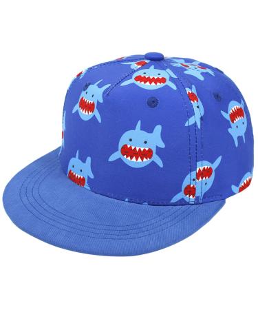 XYIYI Kids Baby Baseball Caps Cotton Sun Hat Adjustable Trucker Hats Sport Visor Cap 4-8 Years Shark