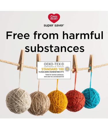 Red Heart Super Saver Light Sage Yarn - 3 Pack, 198g/7oz, Acrylic, 4 Medium, 364 Yards - Knitting/Crochet Solid Color - Buy Online on GoSupps.com
