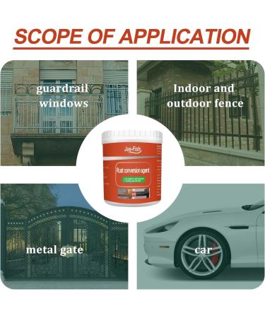 Rust Renovator Rust Conversion Agent Rust Remover for Metal Multi Purpose Anti-Rust Paint Rust Removal Converter Metallic Paint Long Lasting Protection - Buy Online on GoSupps.com
