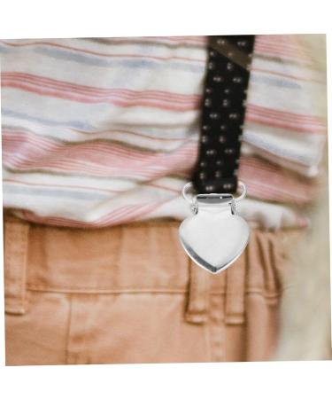 Bestyash Stainless Steel Peach Heart Ceiling Clip Pacifier & Mattress Cover Fastening - 4 Pcs - Buy Online on GoSupps.com