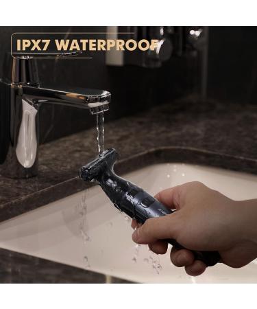 Intimate Razor for Men | Kibiy IPX7 Waterproof Body Hair Trimmer with Hypoallergenic Shear Film & Type C Charging - Professional Full Body Care - Buy Online on GoSupps.com
