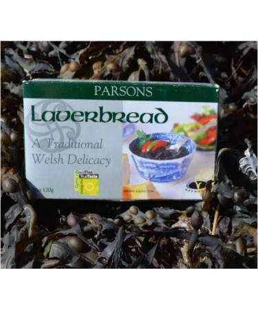 Laverbread-A Welsh Delicacy Bundle Containing Two 120g Packs of Parsons Brand Laverbread Seaweed Based Welsh Delicacy - Buy Online on GoSupps.com