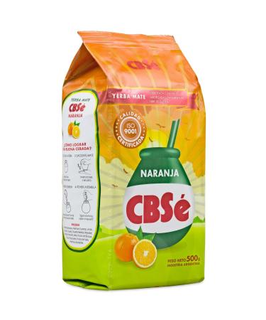 CBS Mate Tee Naranja / Orange 500g Th Yerba Mate d'Argentine