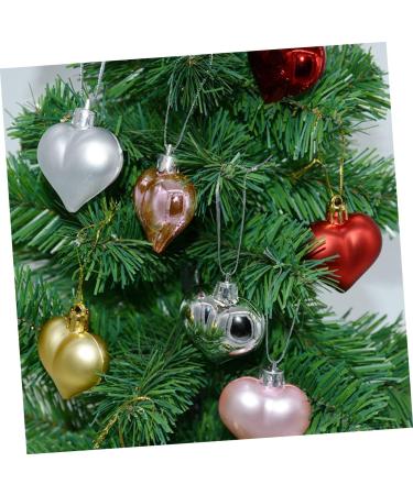 Alipis 2 Boxes Ornament Christmas Tree Decorations Sailor Hat Decorative Pendant Decorate Wreath Love Golden 4.5X4.5cm - Buy Online on GoSupps.com
