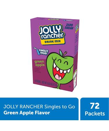 Jolly Rancher Singles To Go Green Apple Drink Mix 6-Pack - 36 Sticks Total - Buy Online on GoSupps.com