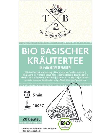  T2B Tea2Be by Sarenius Organic Grade Pyramid Tea Bags for Basic Food with Fuel Nettle (Pack of 20) - Buy Online on GoSupps.com