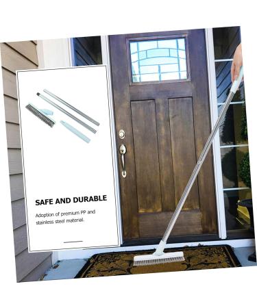 Solust Swivel Joint Cleaner Brush - Efficient Wall & Tile Cleaning Tool | Household Steel Floor Brush - 1 Pack (Blue) - Buy Online on GoSupps.com