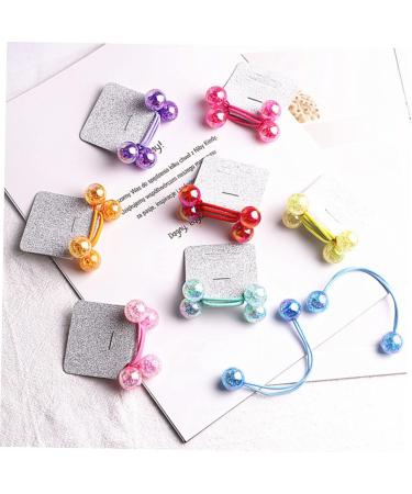 Beaupretty 3 Pairs Hair Ties for Girls Acrylic Hair Circle Hair Rubber Bands Womens Barrettes for Hair Toddler Hair Bands Hair Clips for Girls Ponytail Child The Bubble Acrylic Ball - Buy Online on GoSupps.com