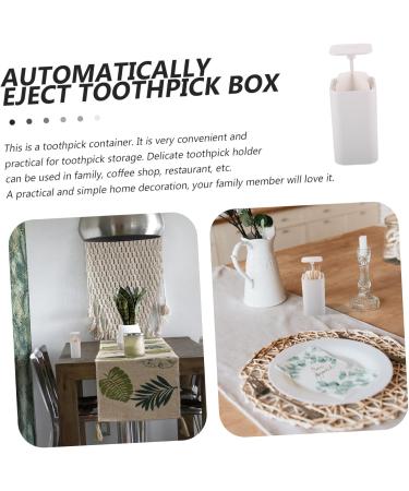 Alipis 5-Piece Travel Dispenser Container Set - Mini Tooth Cotton Holders with Lids Glass Food Storage 10.5x6x6cm - Buy Online on GoSupps.com