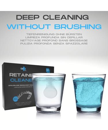 120 Cleaning Tablets for Transparent Retainers & Aligners | Antibacterial 2-in-1 Formula with Active Oxygen | Mint Flavor | 4-Month Supply - Buy Online on GoSupps.com