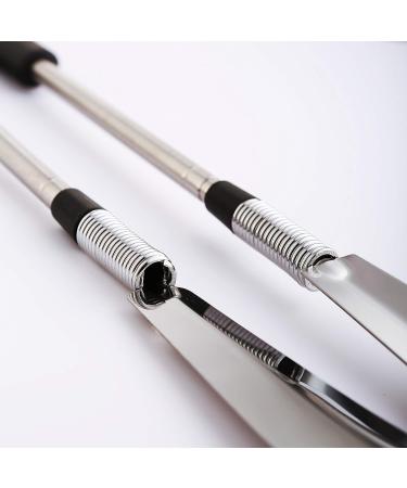 Extendable Shoe Horn Lifter 16-31 | Travel Shoe Helper for Seniors | Stainless Steel Telescopic Spring Shoehorn - Buy Online on GoSupps.com