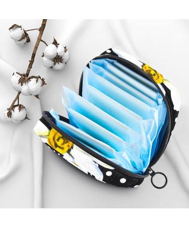 Camomiles Women Napkin Storage Bag - Portable Menstrual Cup & Nursing Pad Holder for Ladies & Teens - Buy Online on GoSupps.com