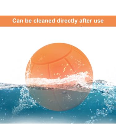 Sanwood Silicone Massage Ball | Deep Tissue Trigger Point Ball for Foot & Hand Massage | Sky Blue Yoga Fitness Accessory - Buy Online on GoSupps.com