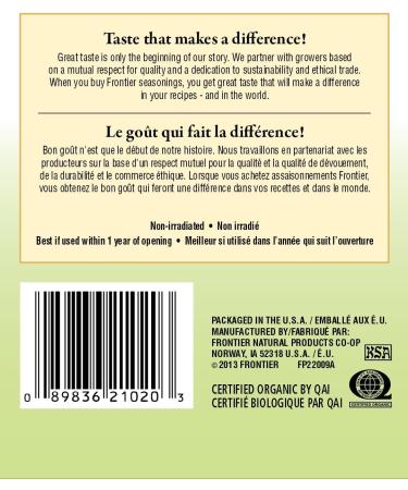 Frontier Natural Products Coop Bulk Cinnamon Powder Korintje Ground 3- Percent Oil Pouch French/English 30-Gram - Buy Online on GoSupps.com