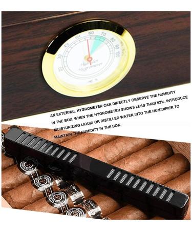 Humidors Cigar Box with Humidifier Portable Cigar Professional Moisturizer - Buy Online on GoSupps.com