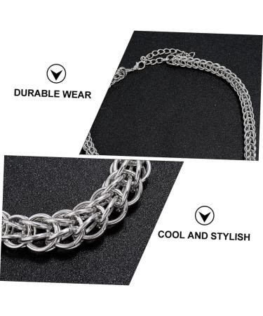 COLLBATH 1pc Hip Hop Clavicle Chain Men's Necklaces Men Chain Necklaces Fashion Necklace Personality Decorate - Buy Online on GoSupps.com