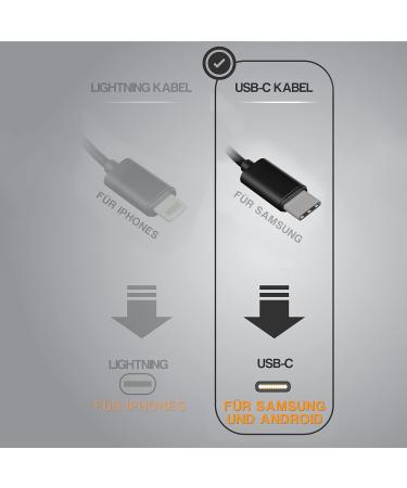 Wheeloo Ebike Charging Cable USB-C for iPhone 15 Android Bosch Kiox 300 & Yamaha - Micro USB to USB-C OTG Navigation Cable - Buy Online on GoSupps.com