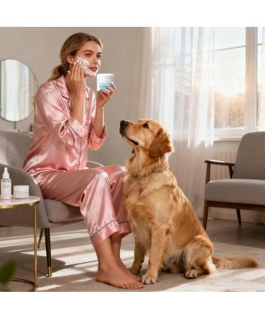 Seborrheic Dermatitis Face Cream - 100g Antifungal Face and Scalp Care Natural Hydration | Beard and Baldness Recovery for Dry Sensitive and Oily Skin Daily Use - Buy Online on GoSupps.com