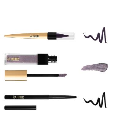 b.Fabulous 3-Piece Eye Kit Longwear Makeup The Mauves