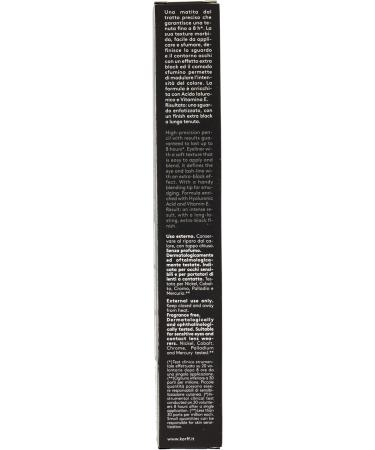 Korff Make Up Korff Eye Stick with long hold soft with chimney for infinite shade formula with hyaluronic acid and vitamins E flamed finish extra black black - Buy Online on GoSupps.com