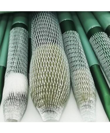 13-Piece Green Reusable Portable Cosmetic Makeup Brushes Set - Professional Quality - Buy Online on GoSupps.com