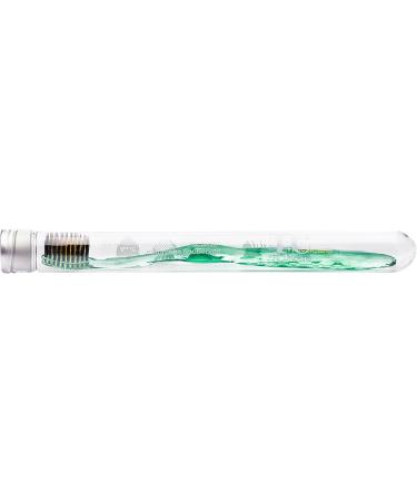 Novacare Green Toothbrush with Refined Gold & Bamboo Charcoal Bristles - Premium Eco-Friendly Dental Care - Buy Online on GoSupps.com