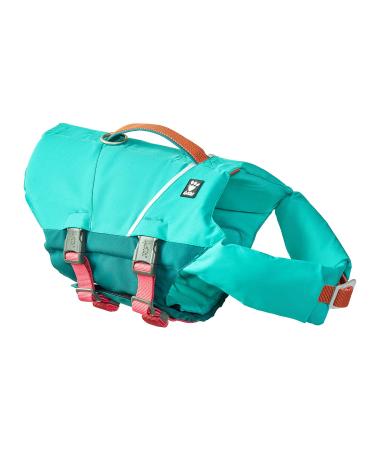 Hurtta Life Savior Eco Dog Wimming Wimming Maximum safety in and on the water when swimming SUP Kayak & boat trips (Peacock 15-20 kg) 15-20 kg Peacock
