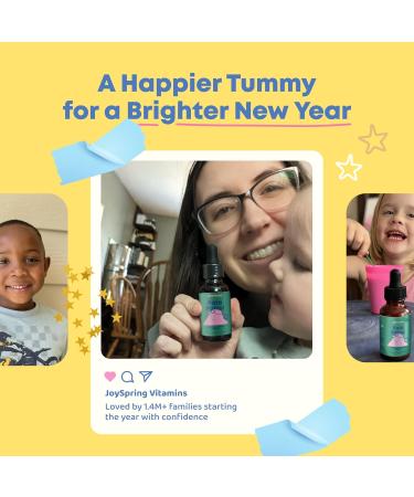 JoySpring ParaPatrol Kids Herbal Blend Alcohol-Free Liquid Supplement with Black Walnut and Wormwood Extract | Supports Digestive Health | Natural Raspberry Flavor 30 Servings - Buy Online on GoSupps.com