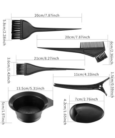 PMELCXD Hair Color Set - 21-Piece DIY Hair Dye Kit with Bowl Brush Clips and Gloves for Salon Quality Results - Buy Online on GoSupps.com