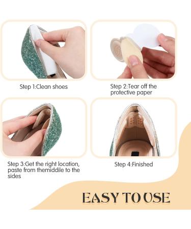 12 Pairs Anti Slip Heel Grips Cushions for Women Men - Prevent Blisters & Improve Shoe Fit - Buy Online on GoSupps.com