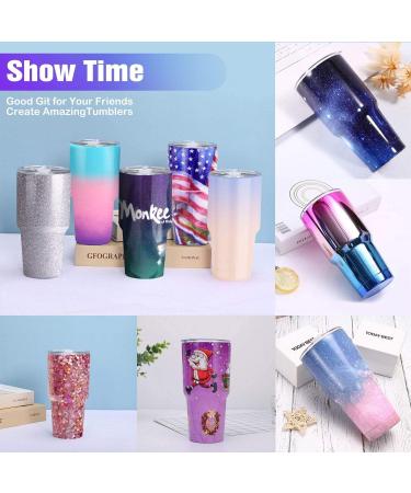 Double Cup Turner Spinner for Epoxy Resin Tumblers - DIY Kit for Glitter Crafts - Buy Online on GoSupps.com