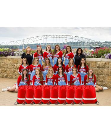 BeeGreen Drawstring Backpack 20|30|50 Pieces for Gym Sport Trip  DIY Reflective Strips Cinch Sack for Kids  Women and Men 20 Red 20 - Buy Online on GoSupps.com