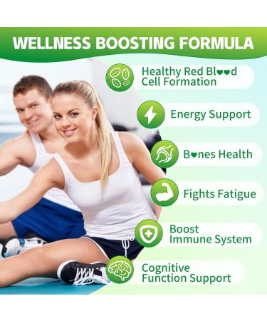 Iron Gummies for Women & Men Iron Supplement Plus Calcium Zinc Folate & Vitamin B12 C B6 - Energy Support Immune Health Pineapple Flavor 60 Count 60 Count (Pack of 1) - Buy Online on GoSupps.com
