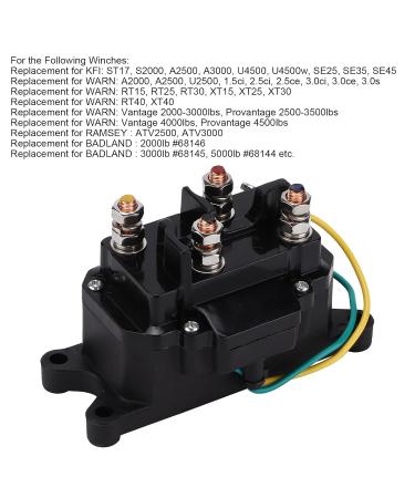 Buy DC12V 250A Winch Contactor Solenoid Relay - Weatherproof & Dustproof for ATV UTV SUV 4x4 Vehicles & Trailer | Fast International Shipping - Buy Online on GoSupps.com