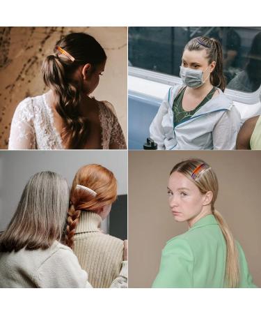 12pcs Plastic French Hair Combs Slides - Strong Hold Twist Clips Hair Accessories for Girls and Women (Colors and Styles Vary) - Buy Online on GoSupps.com