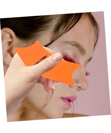 POPETPOP Eye Liner Shadow Guide Silicone Makeup Applicator Women Eyeliner Make up Make up Stencils Silicone Eyeliner Guard Tool Eyelash Comb Silica Gel Miss Third Gear 10.3x3.8cm Orange - Buy Online on GoSupps.com