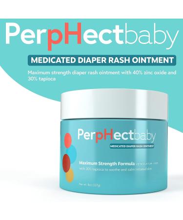 Maximum Strength Medicated Diaper Rash Ointment with 40% Zinc Oxide - 8 Oz - Buy Online on GoSupps.com