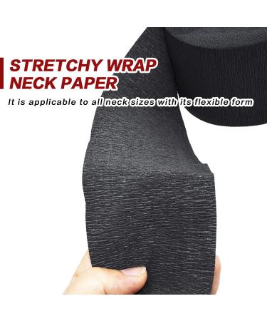 Erioctry Lot de 2 rouleaux/200 bandes de papier jetables noires pour barbier - Accessoires de coiffure pour salon de coiffure rasage coloration - Buy Online on GoSupps.com