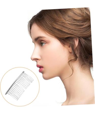 HAPINARY 20 Bridal Veil Comb Wire Hair Combs for Fine Hair Bone Combs for Hair Comb Clips Hair Side Combs Hair Clip for Women Veil Clip Barrettes for Women Hair Pin Chic Accessories Miss - Buy Online on GoSupps.com