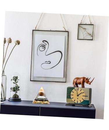 NOLITOY Citrine Pyramid Crystal Ball - Energy Generator & Meditation Decor | Collectible Desktop Adornment & Car Props - Buy Online on GoSupps.com