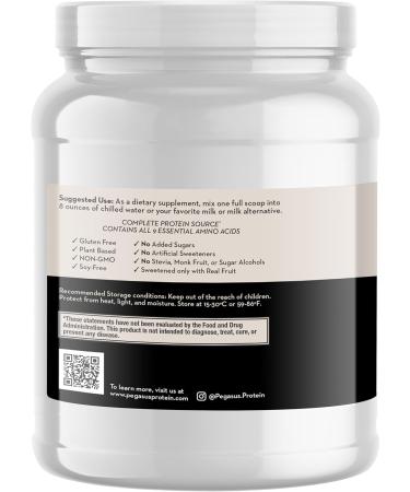Buy Premium Strawberry Peanut Butter Protein Powder - 20g All-Natural Plant-Based Protein 4 Ingredients No Stevia 20 Servings - International Shipping Available - Buy Online on GoSupps.com