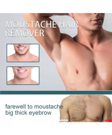  DUBUSH Gentle and non-irritating organic hair removal mask for the body - Hair removal cream for face and beard - Hair removal cream for men for face legs chest - Buy Online on GoSupps.com