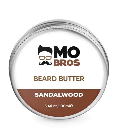 Beard Butter | Conditioner | Moisturiser | Style | Large 100ml Tin | Sandalwood 100 ml (Pack of 1)